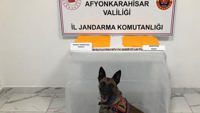 Afyonkarahisar’da uyuşturucu sevkiyatına jandarma engeli