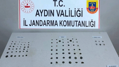 Tarihi eser satarken jandarma tarafından yakalandılar