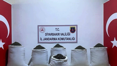 Diyarbakır’da 123 kilogram esrar ele geçirildi