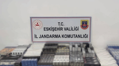 Jandarmadan Eskişehir'de kaçak sigara operasyonu