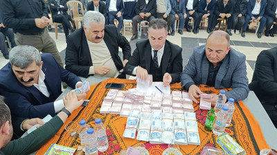 Gelin ve damada kilolarca altın ve milyonlarca lira takıldı yetmedi 100 koyun kestiler