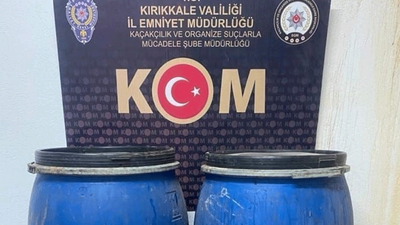 Kırıkkale'de yılbaşı öncesi kaçak içki operasyonu