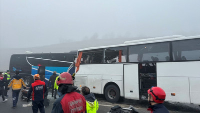 Zincirleme kazada yaralanan 63 kişiden 45'i taburcu edildi