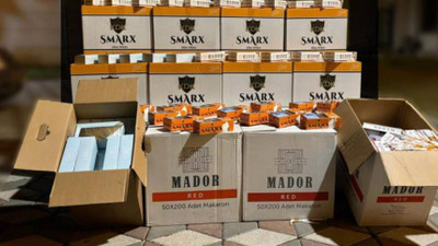 Kocaeli'de 470 bin makaron ele geçirildi