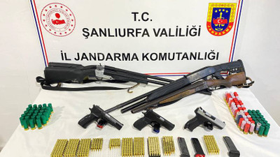 Şanlıurfa'da silahları saklayıp kayıp ihbarında bulundukları iddiasıyla 5 şüpheli yakalandı