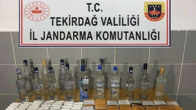Tekirdağ’da sahte ve kaçak alkol ele geçirildi