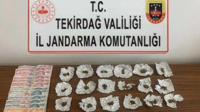 Tekirdağ'da jandarma ekipleri uyuşturucuya geçit vermedi