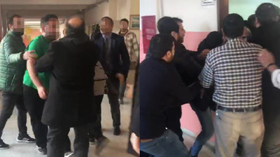 Veliler okulu bastı, öğretmenleri dövdü!