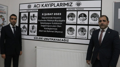 6 ŞUBAT DEPREMLERİNİN BİRİNCİ YILI - Depremde yıkılan otelin enkazında ölen sporcuların anıları kulüplerinde yaşatılıyor