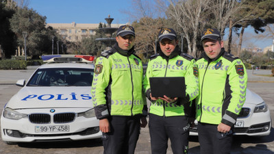 Azerbaycanlı trafik polisleri, AA'nın "Yılın Kareleri"ne oy verdi