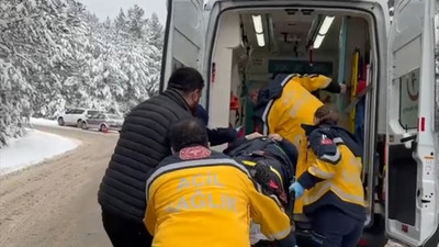 Bolu'da kazaya müdahale eden jandarma personeline cip çarptı