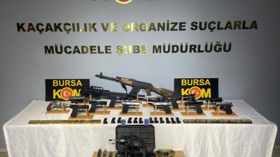 Bursa'da kaçak silah imal eden 2 şüpheli yakalandı