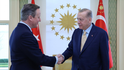 Cumhurbaşkanı Erdoğan, İngiltere Dışişleri Bakanı Cameron'ı kabul etti