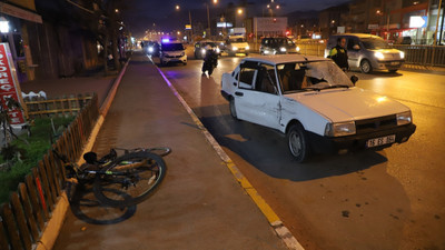 Denizli'de otomobilin çarptığı bisikletin sürücüsü öldü