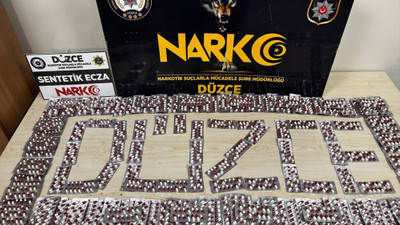 Düzce'de uyuşturucu haplarla yakalanan zanlı tutuklandı