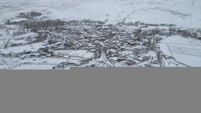 Erzurum'un kırsal mahallelerinde kışın yaşam zorlu geçiyor