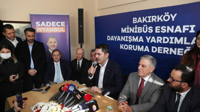 İBB Başkan adayı Kurum, Bakırköy Bahçelievler Minibüs Esnafı Derneğini ziyaret etti: