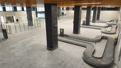 Kayseri Havalimanı'nın yeni terminal binası yapımında son aşamaya gelindi