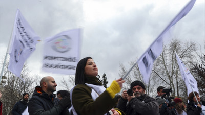 Özel Sektör Öğretmenleri Sendikasından TBMM önünde "taban ücret" eylemi