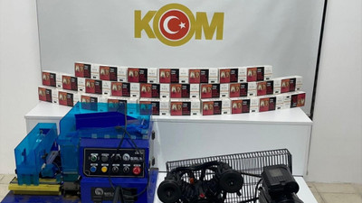 Samsun'da 8 bin bandrolsüz boş makaron ele geçirildi