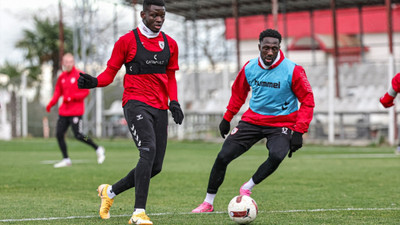Samsunspor, İstanbulspor maçının hazırlıklarını sürdürdü