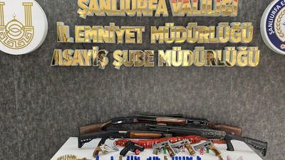 Şanlıurfa merkezli silah ticareti operasyonunda 18 şüpheli yakalandı
