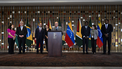 Venezuela ve Guyana dışişleri bakanları, ihtilaflı Esequibo bölgesi için bir araya geldi