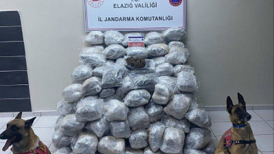 Elazığ’da 138 kilo skunk ele geçirildi: 1 gözaltı
