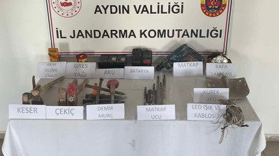 Kaçak kazı jandarmaya takıldı