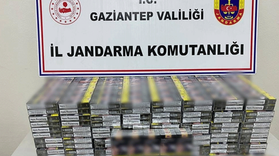 Jandarmadan 330 bin TL’lik kaçak sigara operasyonu