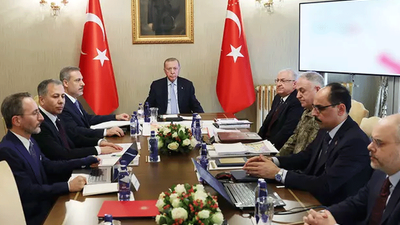 Cumhurbaşkanı Erdoğan başkanlığındaki toplantı sona erdi