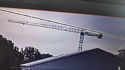 Manisa’da genç operatörün öldüğü kule vinci böyle devrildi