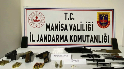 Jandarma ekiplerinden uyuşturucu ve silah operasyonu