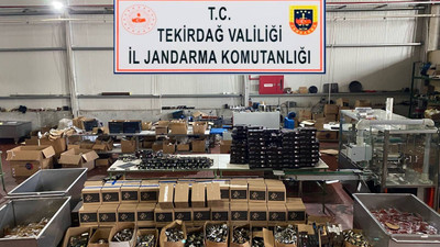 Jandarma Tekirdağ’da 2 ton nargile tütünü ele geçirildi