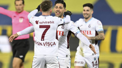 Trabzonspor başkentte Visca ile güldü