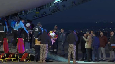 155 Gazzeli Türkiye'ye geldi