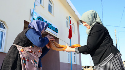 Bayburt'ta asırlık "Tel helvası" geleneği yaşatılıyor