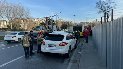 Beyoğlu'nda zincirleme trafik kazası