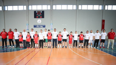 Çanakkale'de Down Sendromlu Basketbol Milli Takımı, kent protokolüyle maç yaptı
