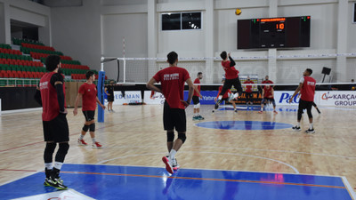 Cizre Belediyespor, Halkbank maçı hazırlıklarını sürdürdü