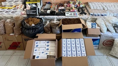 Erzurum'da 350 bin makaron ele geçirildi