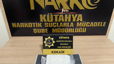 GÜNCELLEME - Kütahya'da üzerinde 996 gram kokain ele geçirilen şüpheli tutuklandı