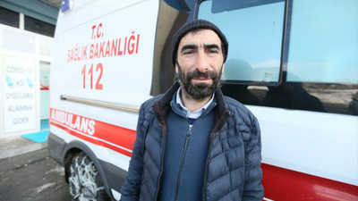 Kars'ta yolu kapanan köylerdeki hastalar, ekiplerin çalışmasıyla hastaneye ulaştırıldı