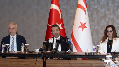 KKTC Dışişleri Bakanı Ertuğruloğlu, Ankara'da basın mensuplarıyla bir araya geldi: