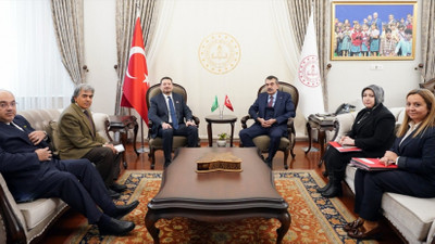 Milli Eğitim Bakanı Tekin üç ülkenin Ankara büyükelçisini kabul etti