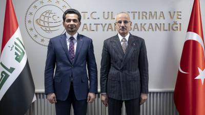 Ulaştırma ve Altyapı Bakanı Uraloğlu, Iraklı mevkidaşıyla "Kalkınma Yolu"nu görüştü