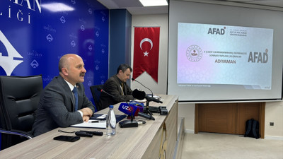 Ulusal ve uluslararası medya mensupları Adıyaman'da deprem bölgesi hakkında bilgilendirildi