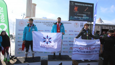 Üniversiteler Arası Türkiye Snowboard ve Alp Disiplini Şampiyonası, Erzurum'da yapıldı