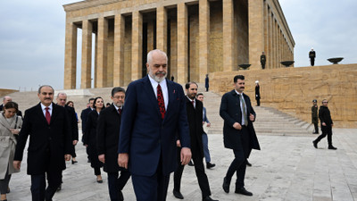 Arnavutluk Başbakanı Rama, Ankara'da