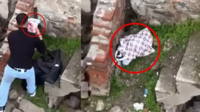 Kanlı beze sarılıp poşetin içine bırakılan bebek vatandaşlar tarafından bulundu